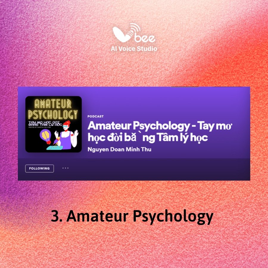 Amateur Psychology - Tay mơ học đời bằng Tâm lý học